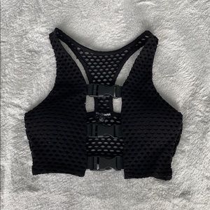 NWT Fashion Nova Sexy Black Crop Top